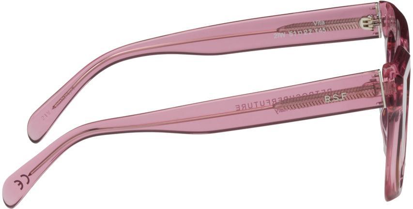 RETROSUPERFUTURE Pink Vita Sunglasses In Blush Product Image