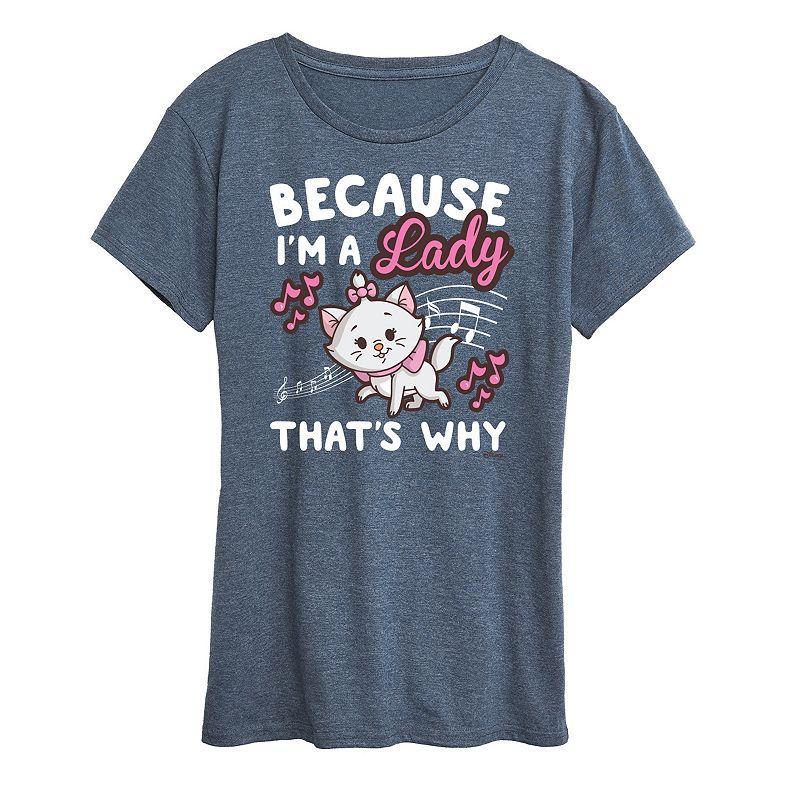 Disney's The Aristocats Women's I'm A Lady Graphic Tee, Girl's,  Product Image