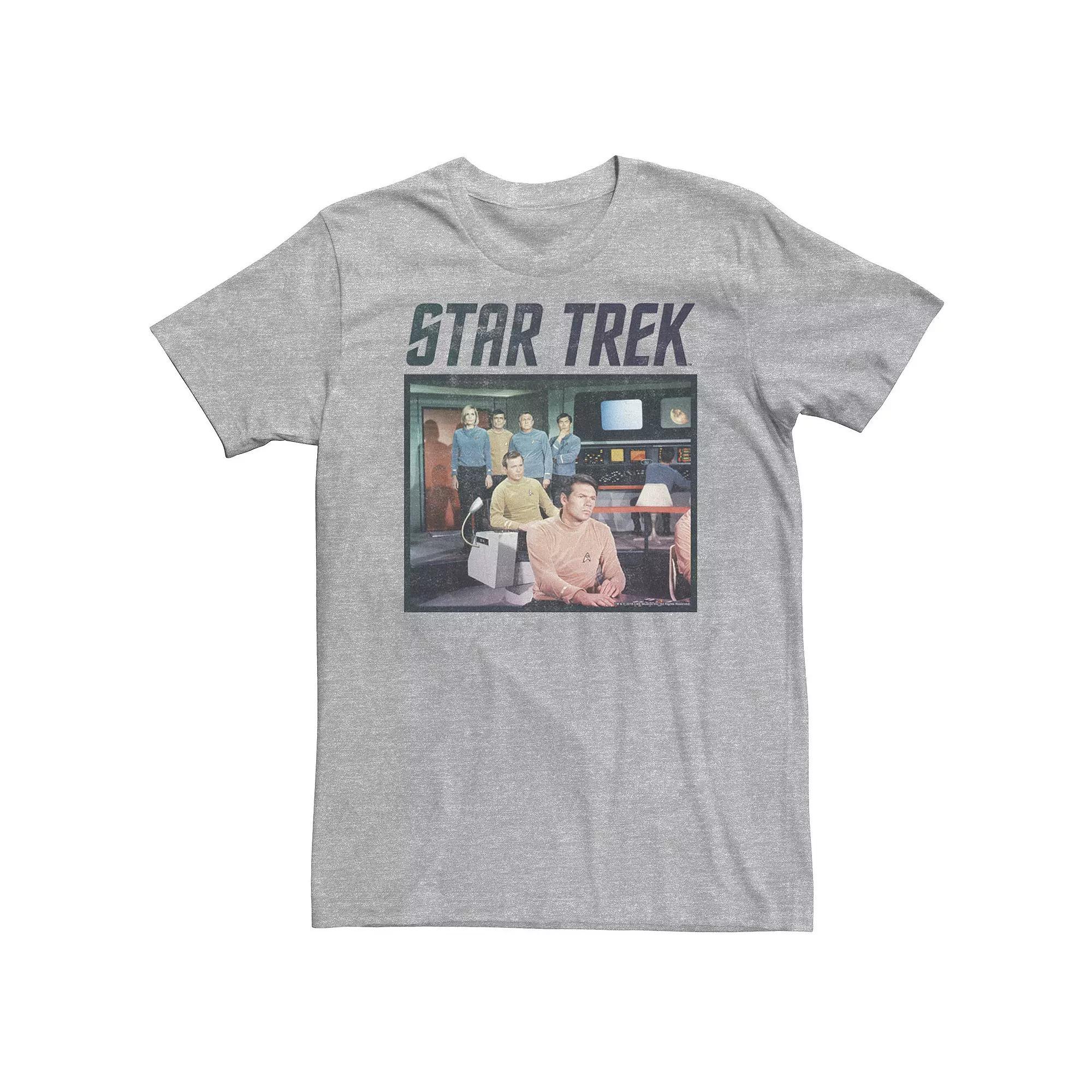 Big & Tall Star Trek The Original Series Group Shot Crew Vintage Poster Tee, Men's,  Product Image