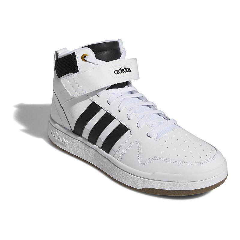 adidas Originals Postmove Mid (White/Black/Gold Metallic) Men's Shoes Product Image