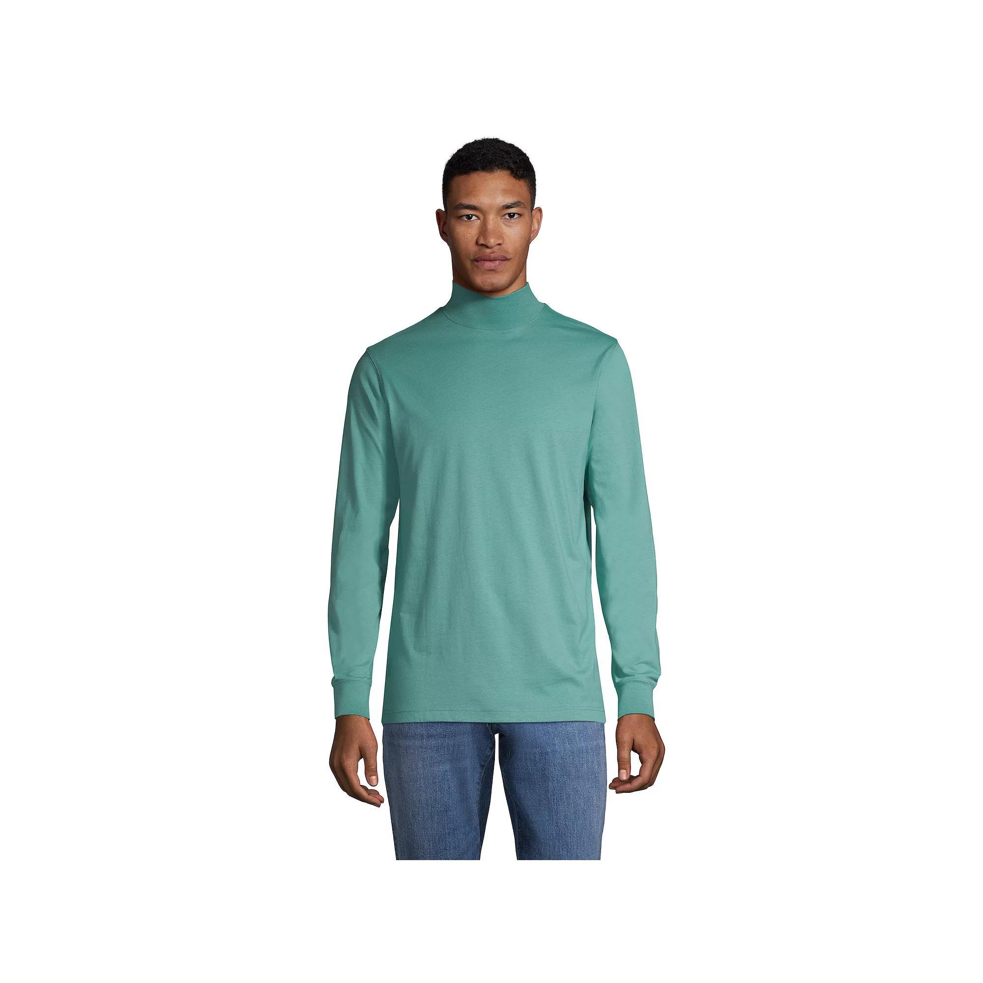 Big & Tall Lands' End Super Mock Turtleneck, Men's,  Product Image