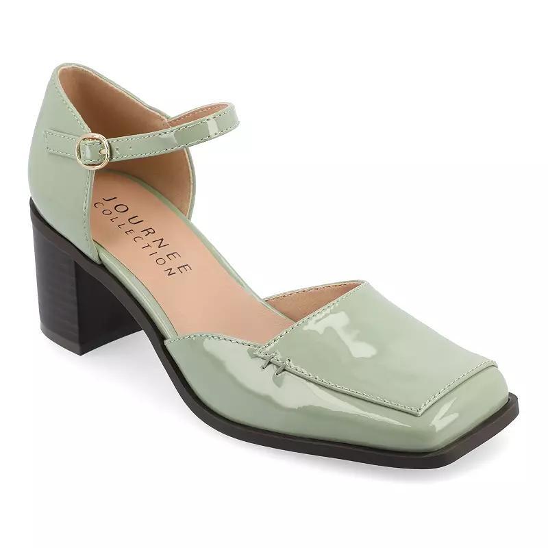 Journee Tru Comfort Foam™ Evangeline Women's Pumps, Size: 9, Patent Green Product Image