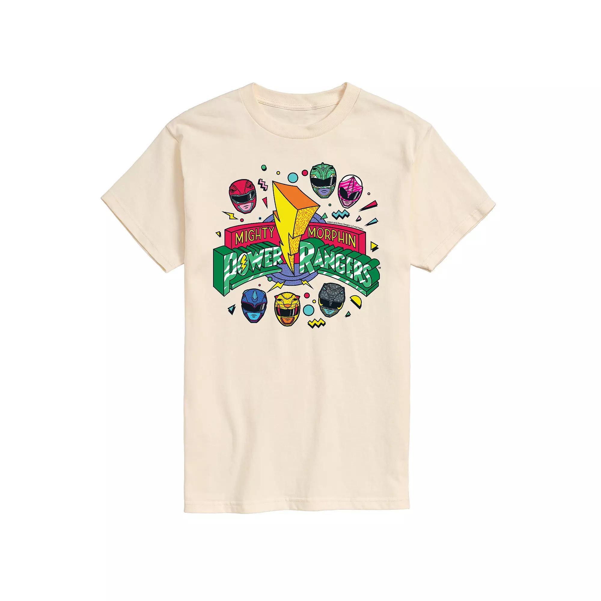 Men's Power Rangers 90s Logo Graphic Tee,  Product Image