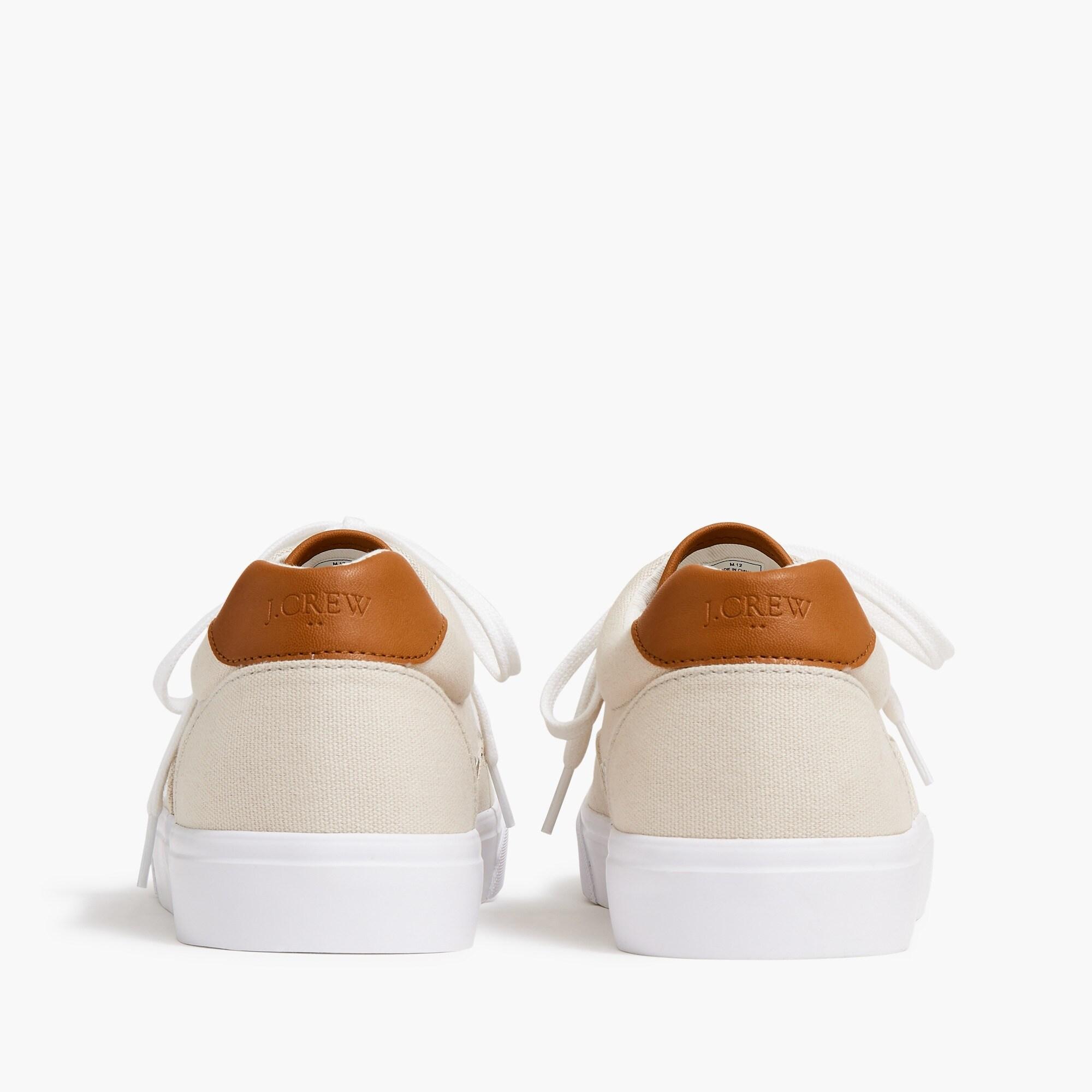 Canvas lace-up sneakers Product Image