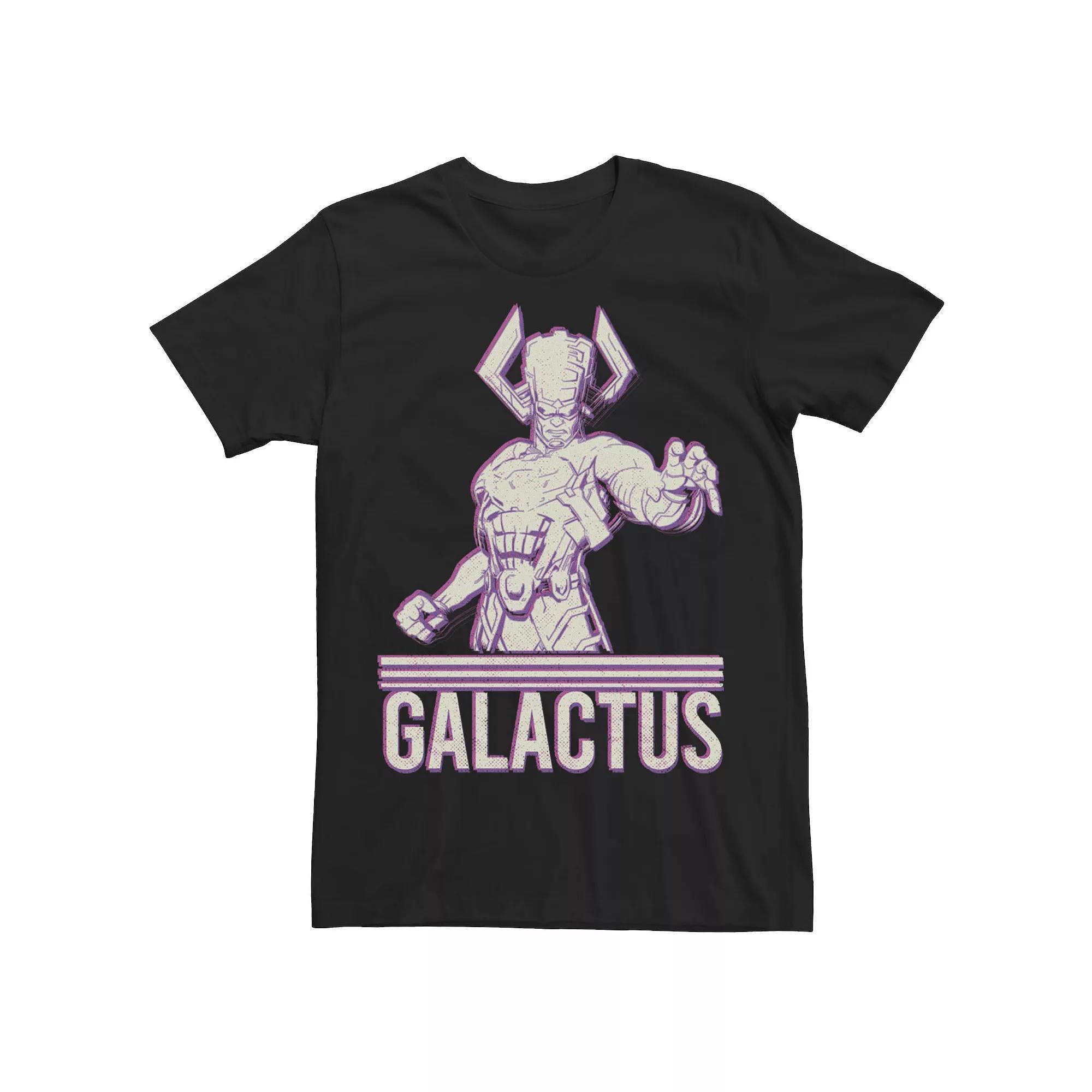 Men's Marvel Galactus 3D Purple Portrait Tee, Size: XL, Black Product Image
