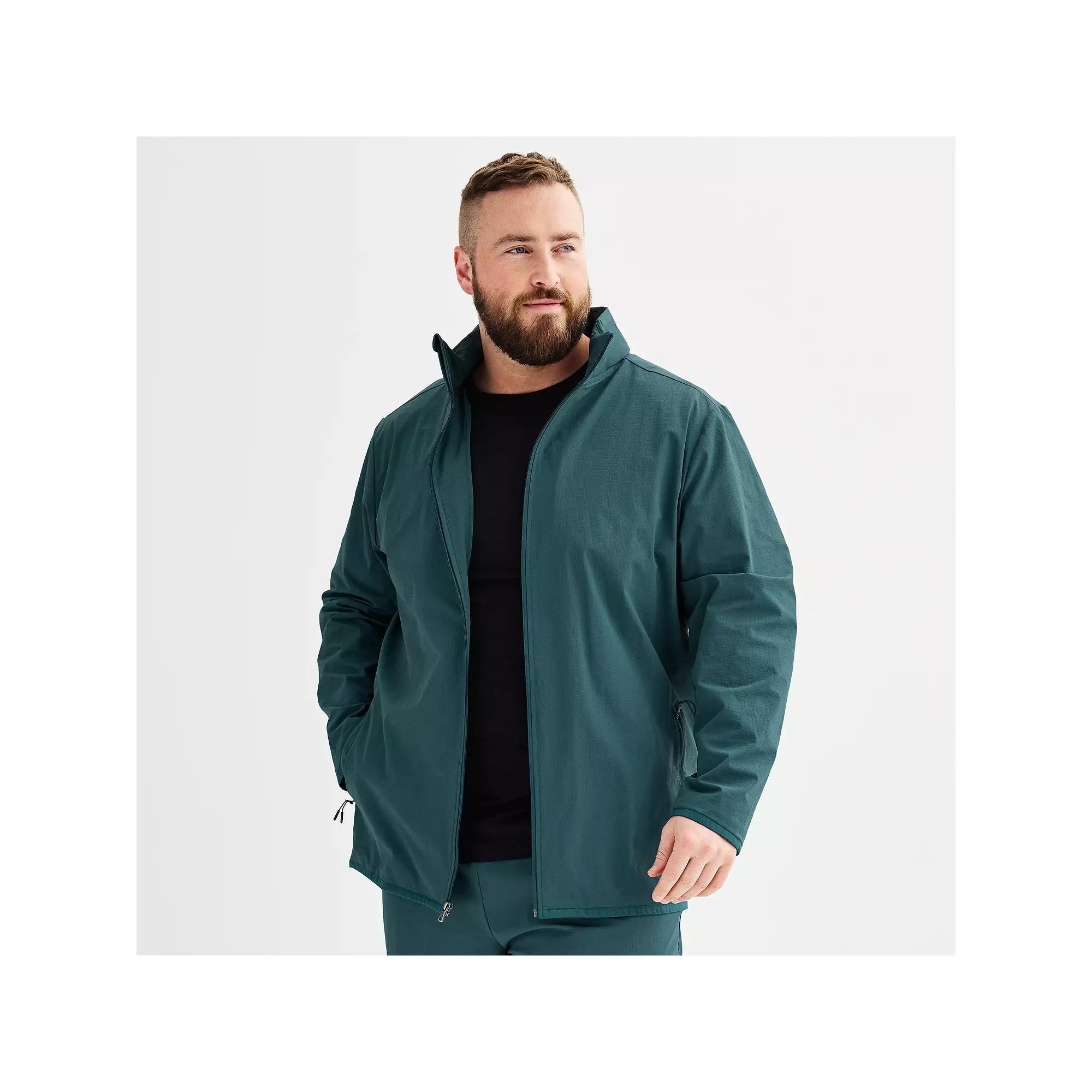 Big & Tall Tek Gear® Lightweight Full-Zip Jacket, Men's, Size: 3XB, Lost Lagoon Product Image