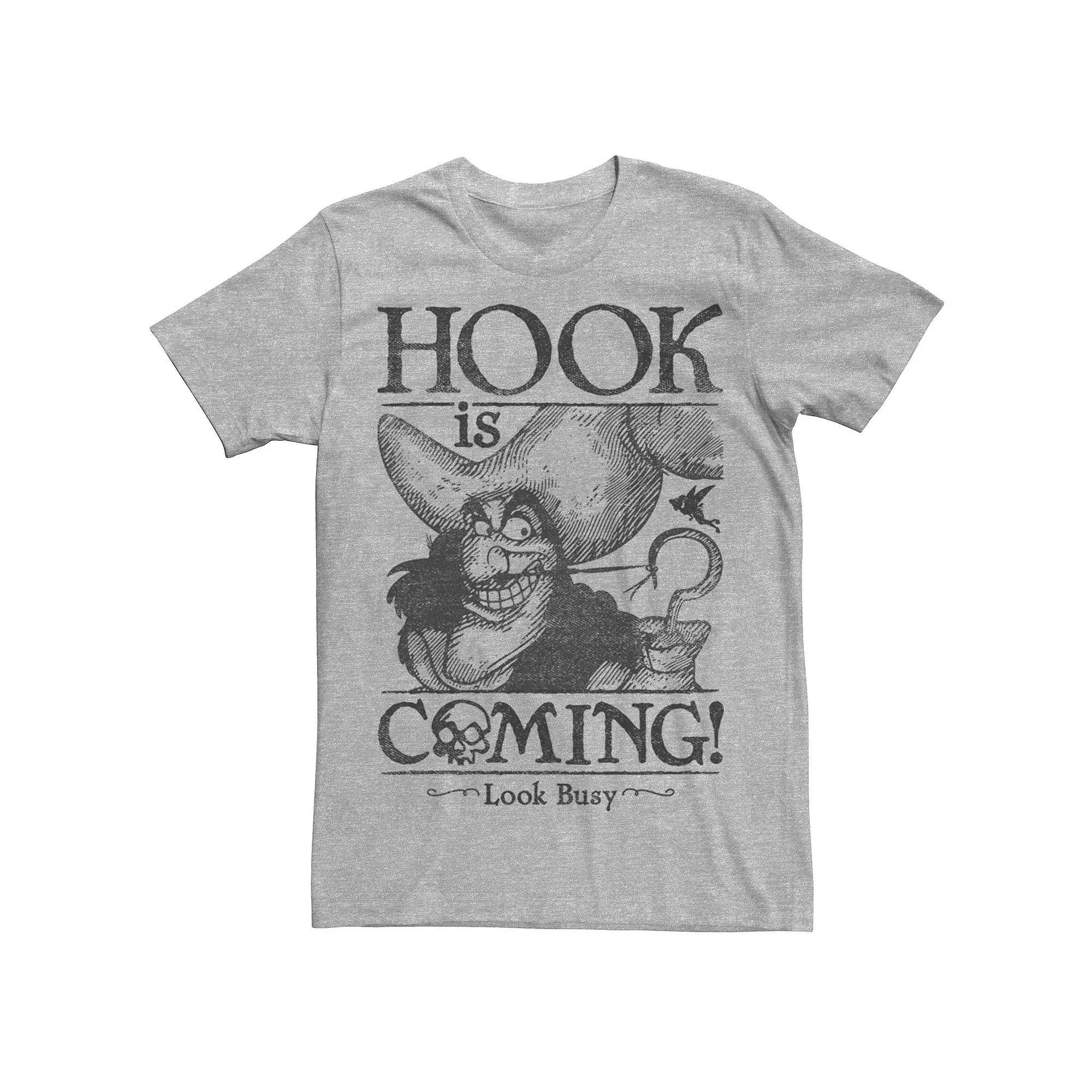 Disney's Peter Pan Captain Hook Men's Bad Captain Tee, Size: XL, Athltc Product Image