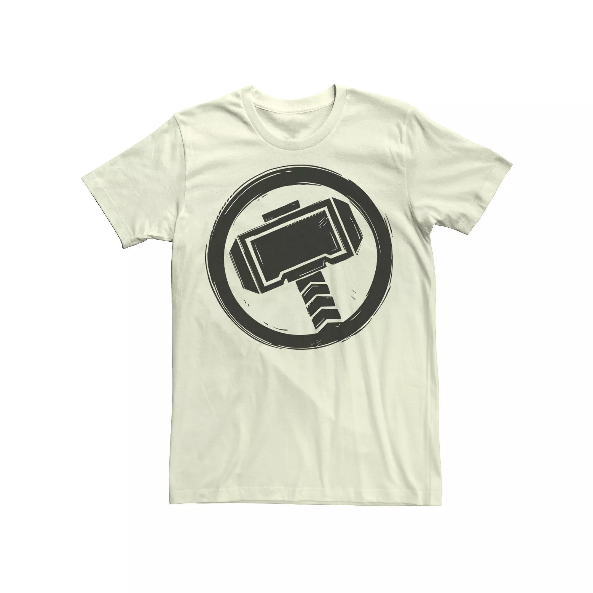 Men's Marvel Avengers Thor Woodcut Logo Tee,  Product Image