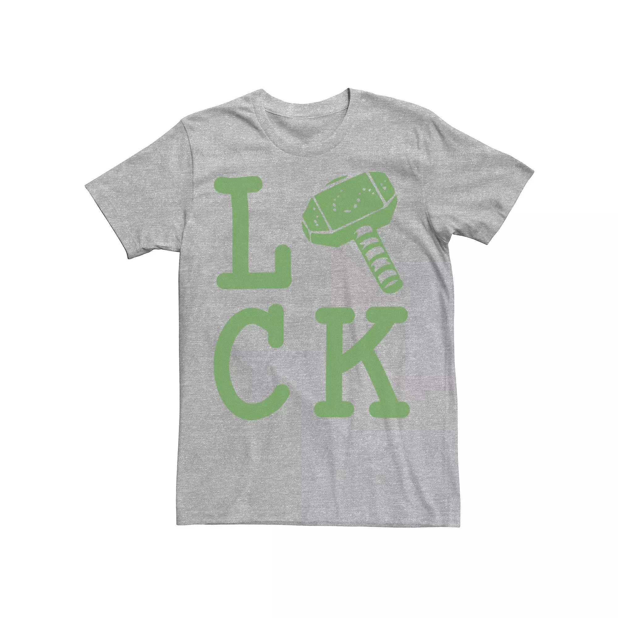 Men's Marvel Thor Large Luck Text Tee,  Product Image