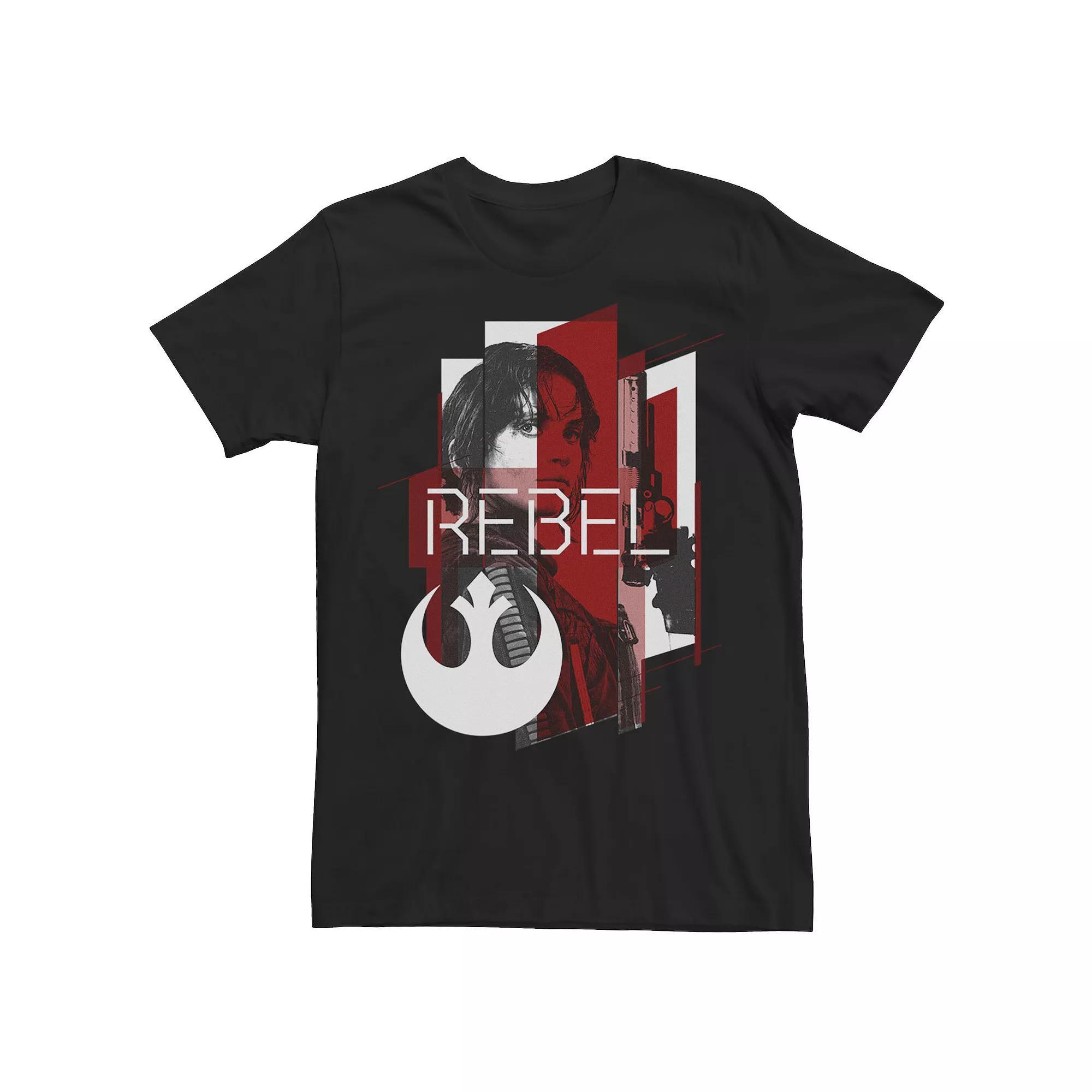 Men's Star Wars Rogue One Jyn Geometric Rebel Tee,  Product Image