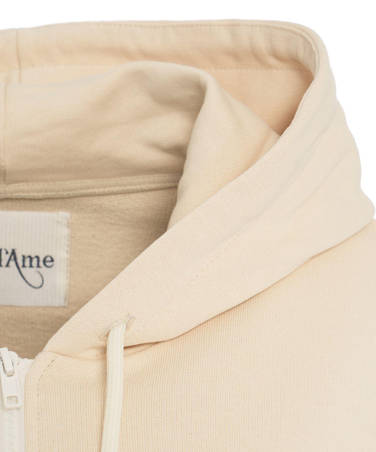 Oversize hoodie with zip Product Image