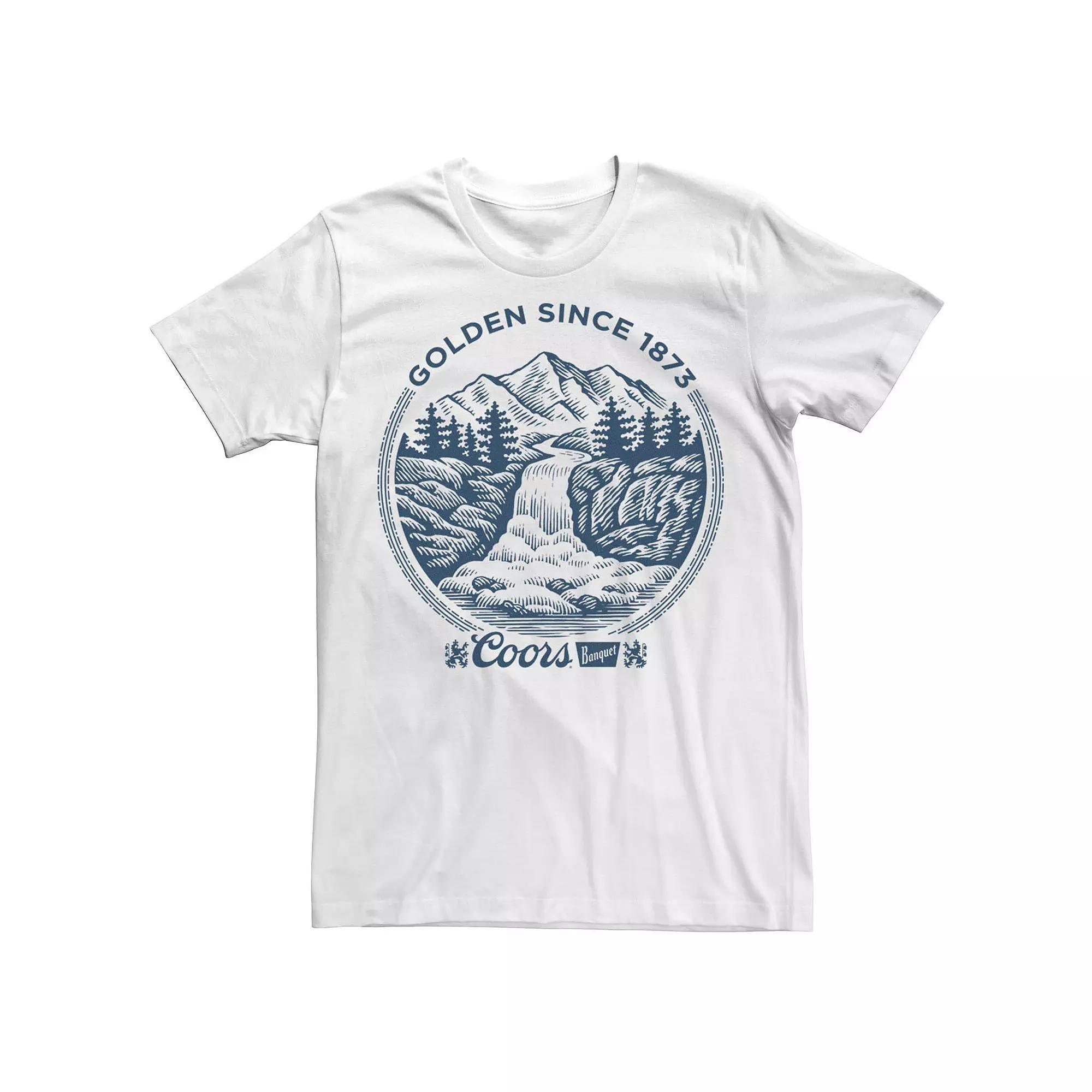 Big & Tall Miller Coors Golden SInce 1789 Logo Tee, Men's,  Product Image