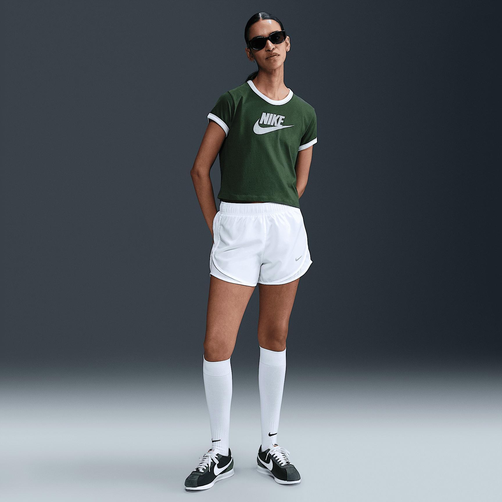 Womens Nike Sportswear Graphic Ringer T-Shirt | IF4072-323 Product Image