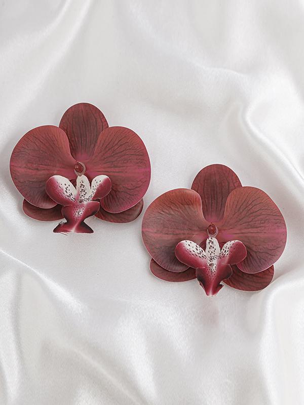 Flower Shape Drop Earrings Product Image