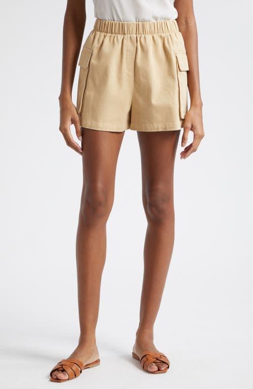 Womens Cotton Twill Cargo Shorts Product Image