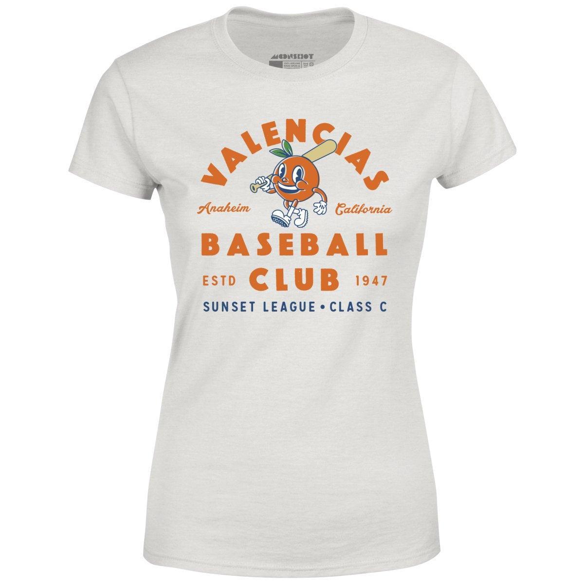 Anaheim Valencias - California - Vintage Defunct Baseball Teams - Women's T-Shirt Female Product Image