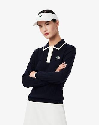 Polo Collar Stretch Golf Sweater Product Image