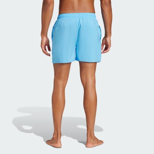 adidas Solid CLX Short-Length Swim Shorts Pure Ruby M Mens Product Image