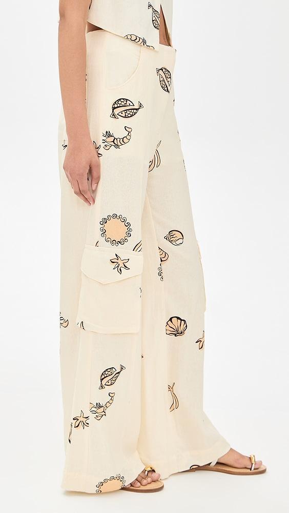 Dress To Pant In Low Tides Print | Shopbop Product Image