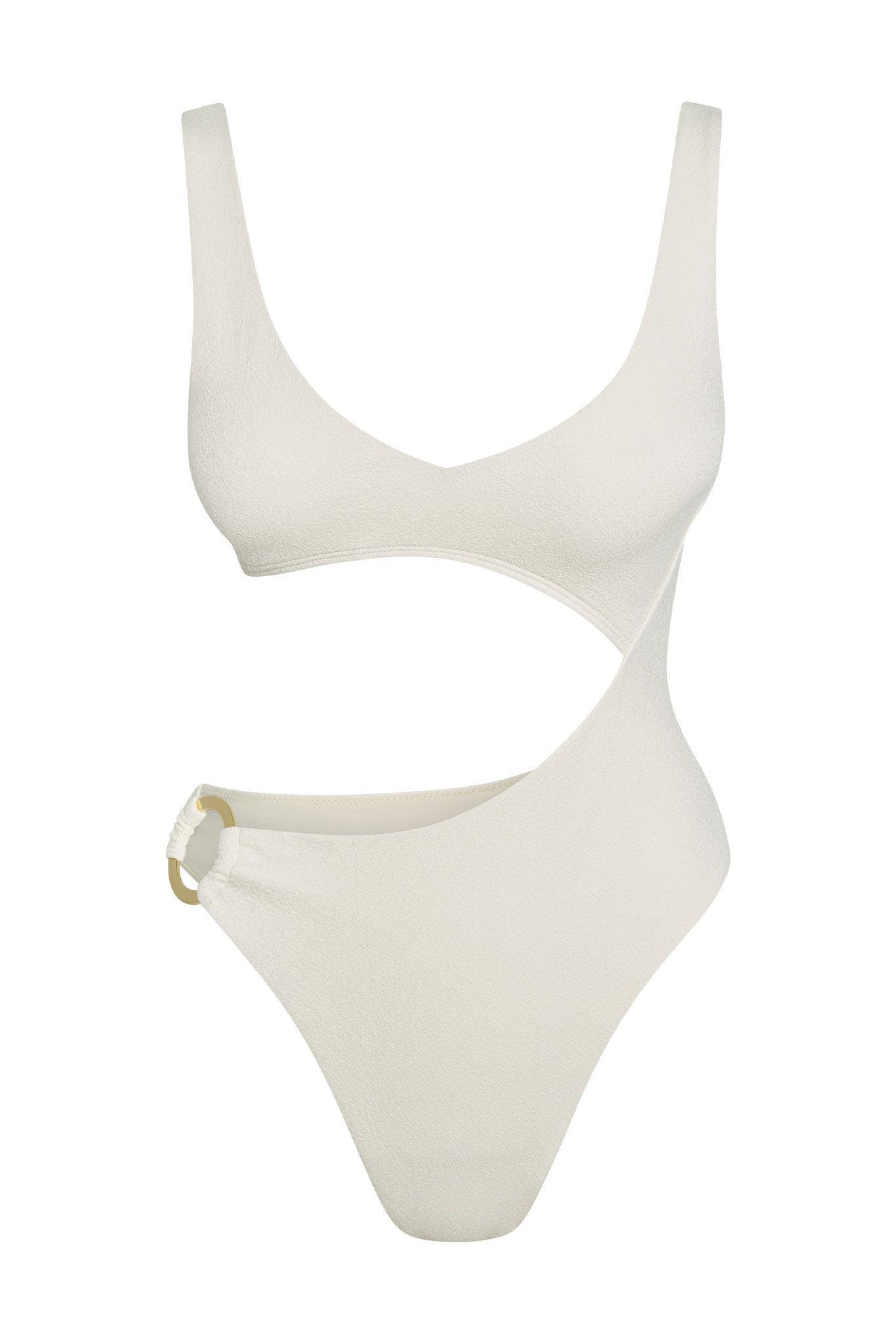 St. Barth's One Piece - Ivory Boucle Product Image