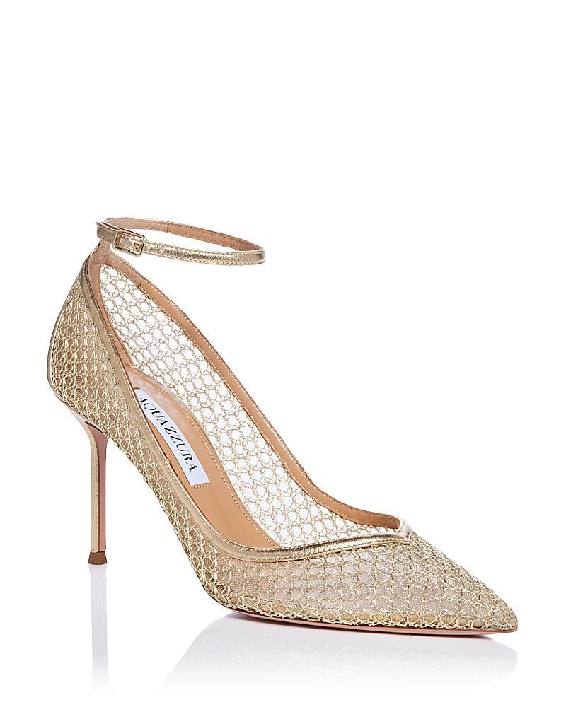 Aquazzura Womens Asha 85 Mesh Pumps Product Image