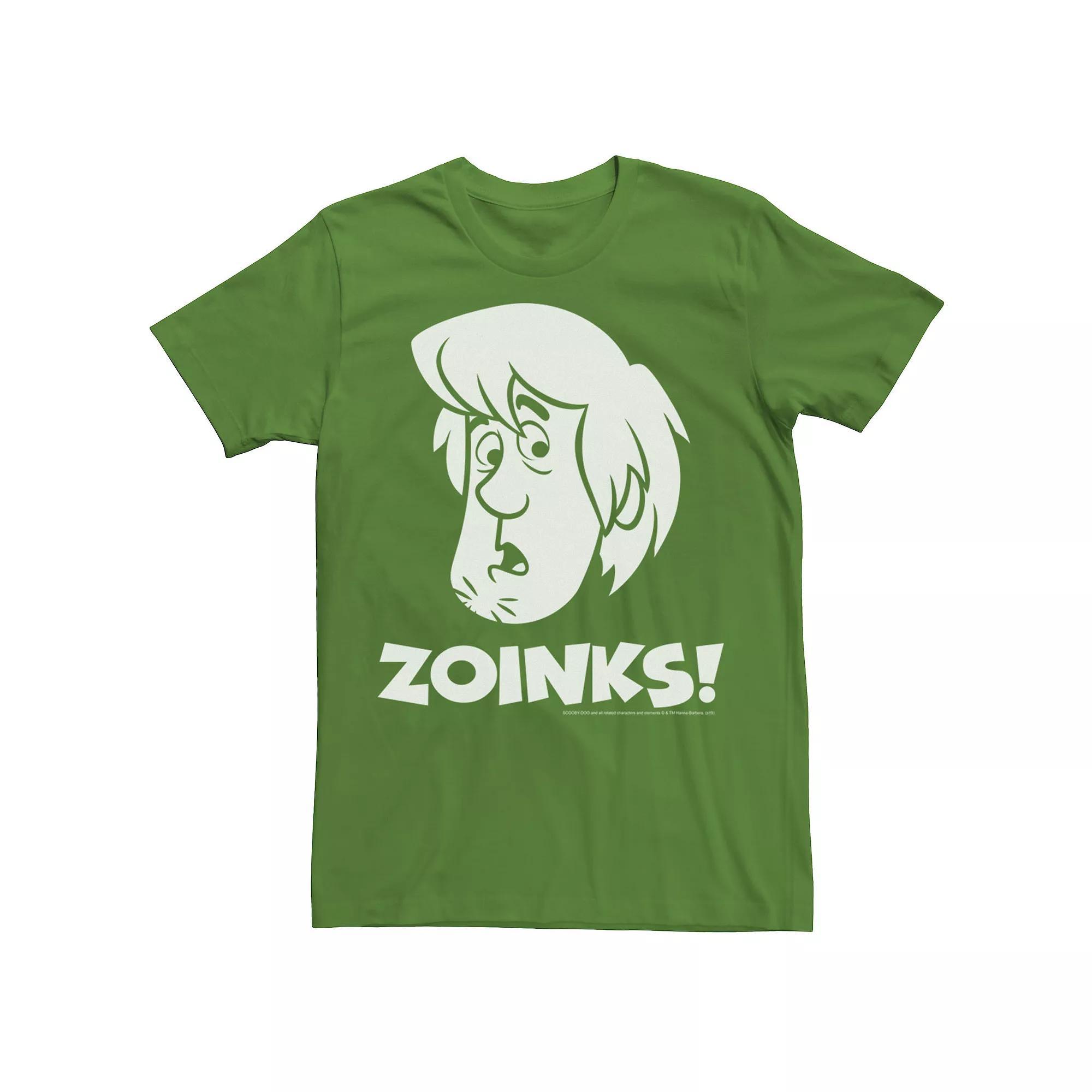 Men's Scooby-Doo Shaggy Zoinks Big Face Tee,  Product Image
