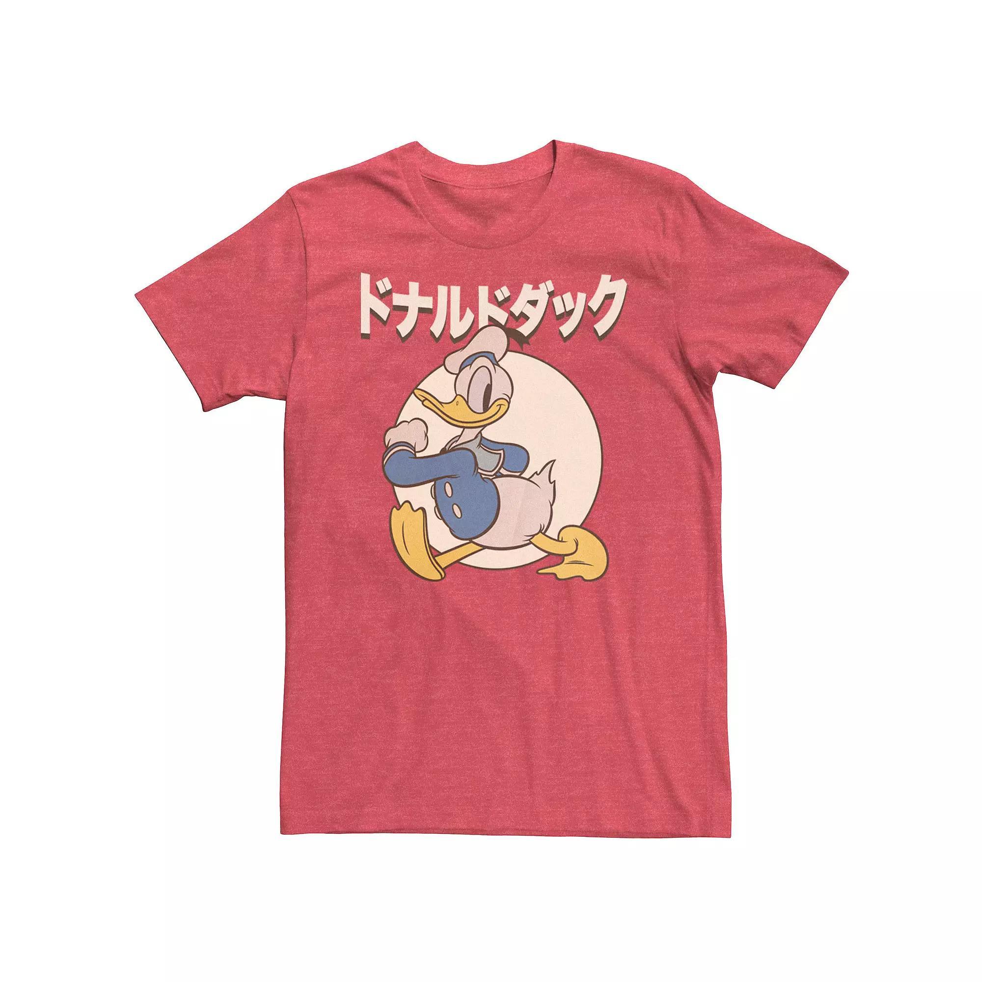 Disney's Donald Duck Kanji Circle Portrait Men's Tee,  Product Image