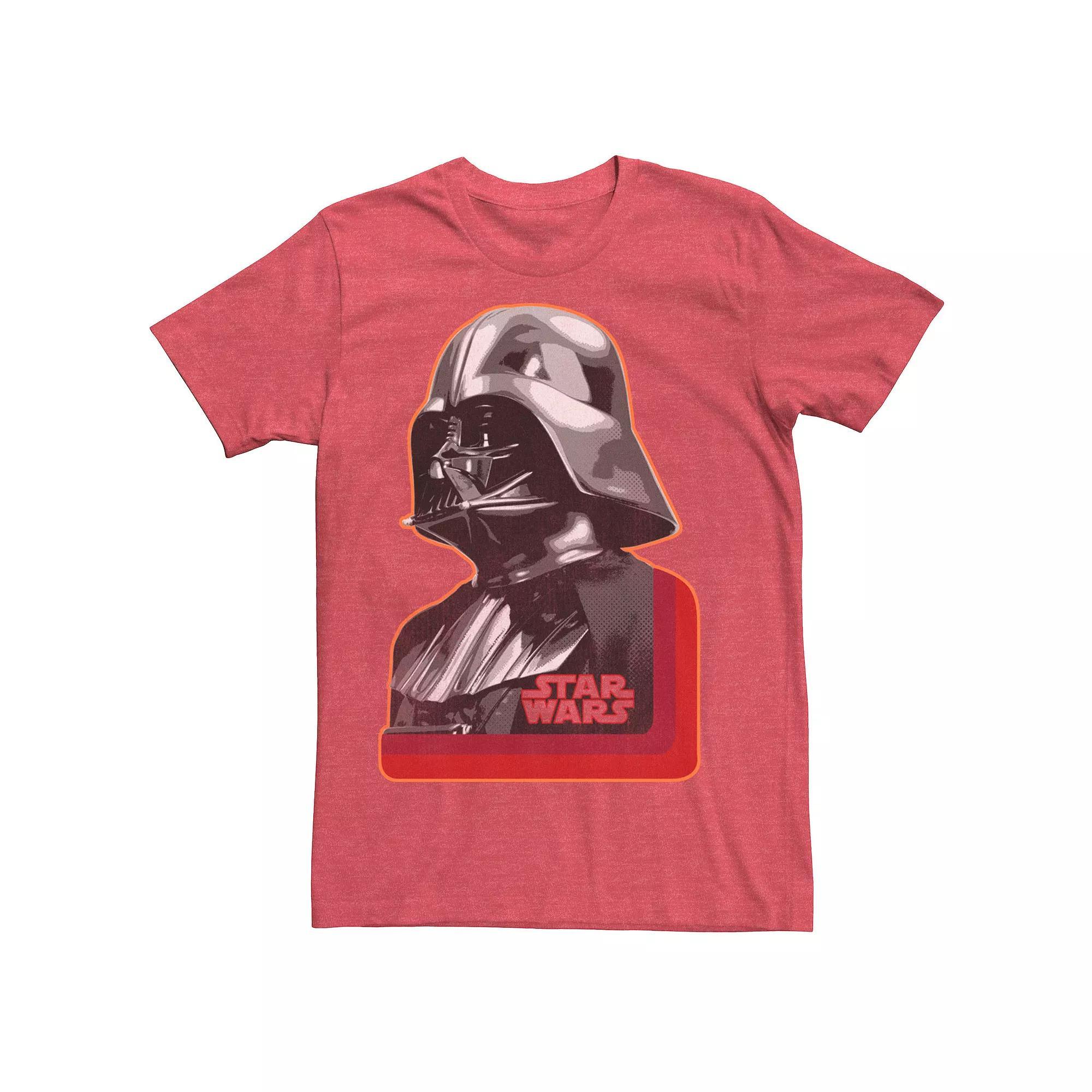 Men's Star Wars Darth Vader Retro Portrait Profile Graphic Tee,  Product Image