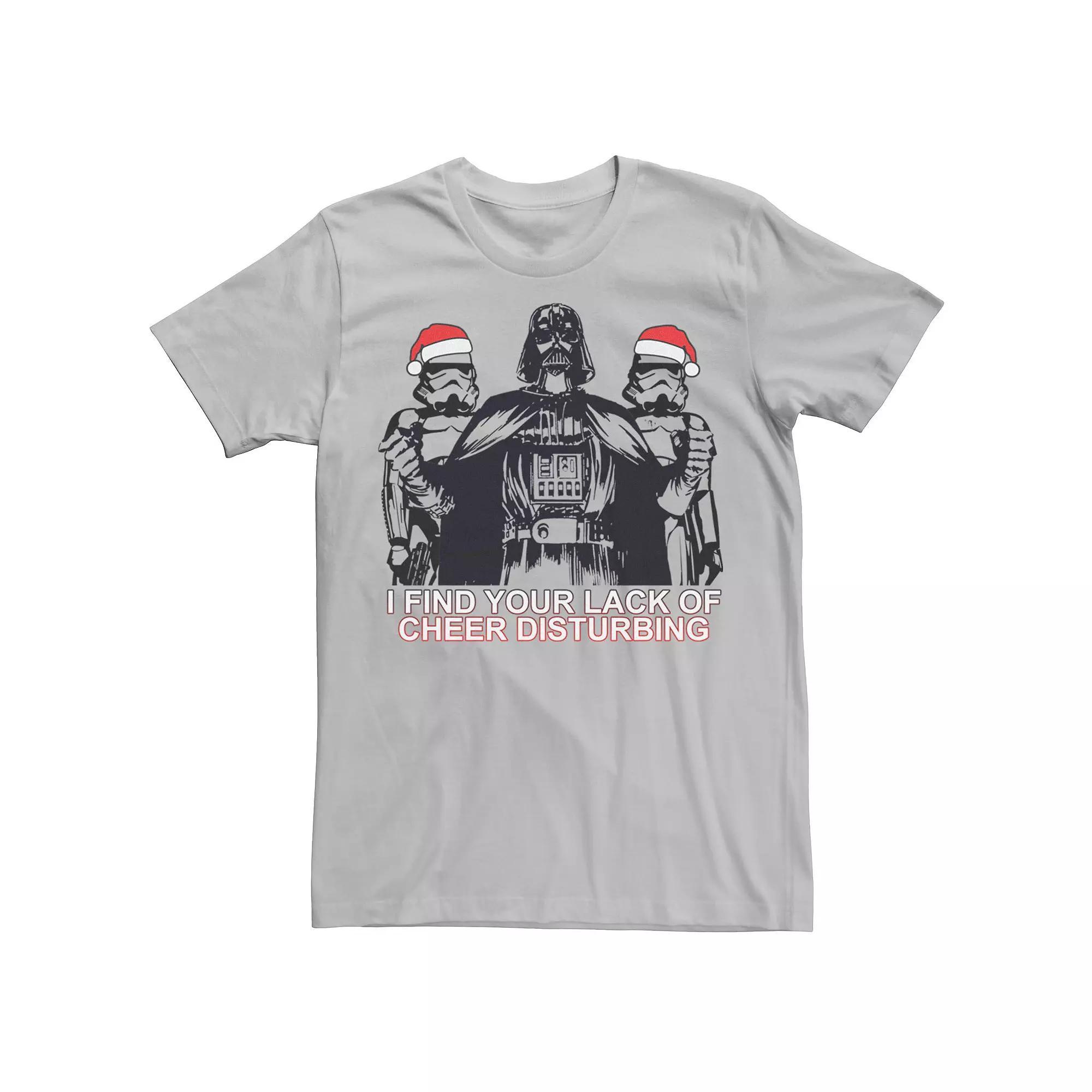 Men's Star Wars Vader Santa Troopers Christmas Tee,  Product Image