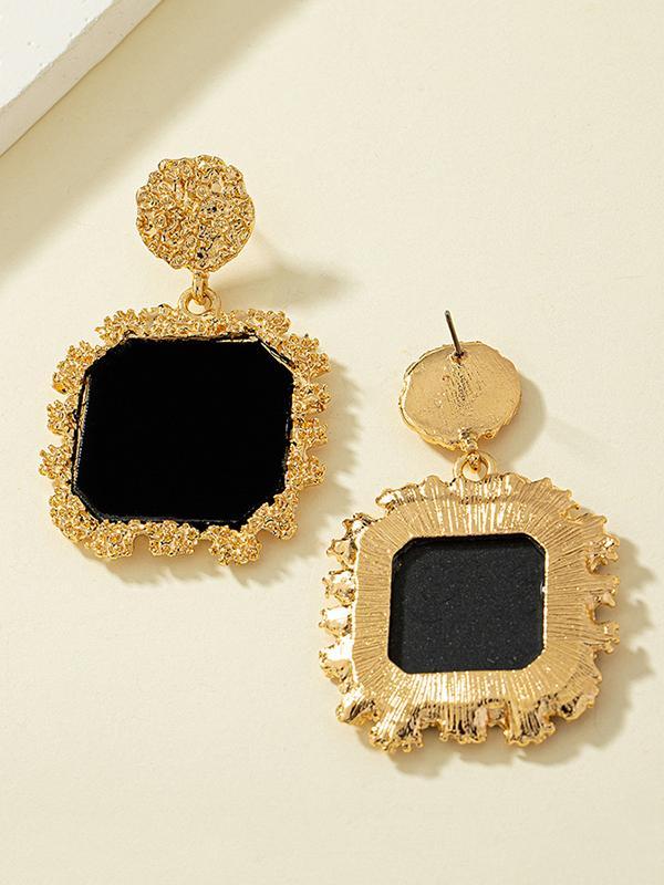 Geometric Drop Earrings Product Image