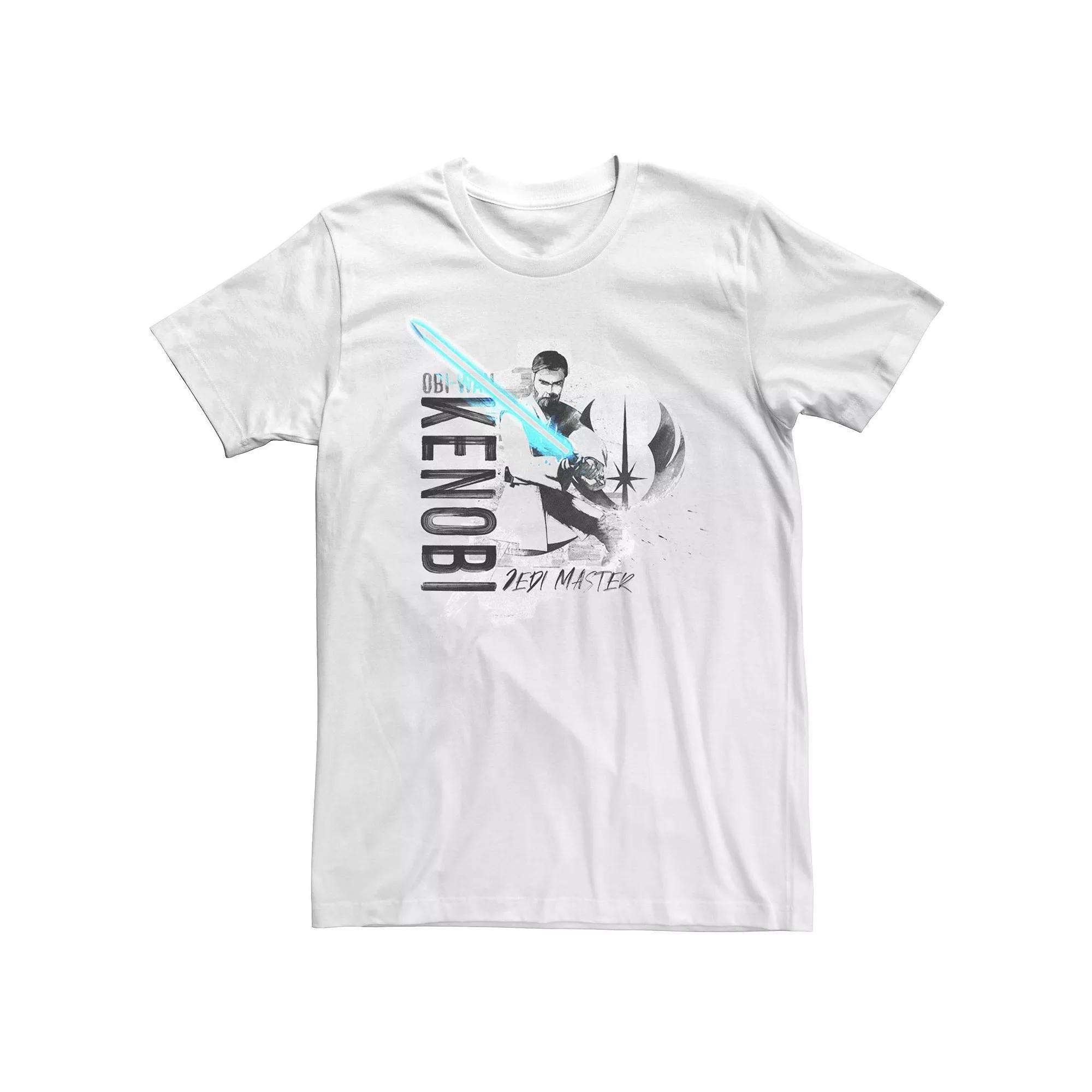 Men's Star Wars The Clone Wars Obi-Wan Kenobi Portrait Tee,  Product Image