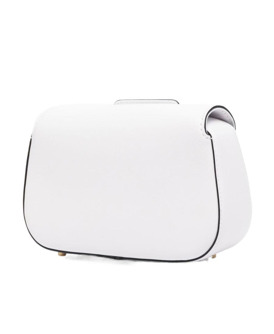 VALENTINO GARAVANI Vlogo Leather Crossbody Bag In White Product Image