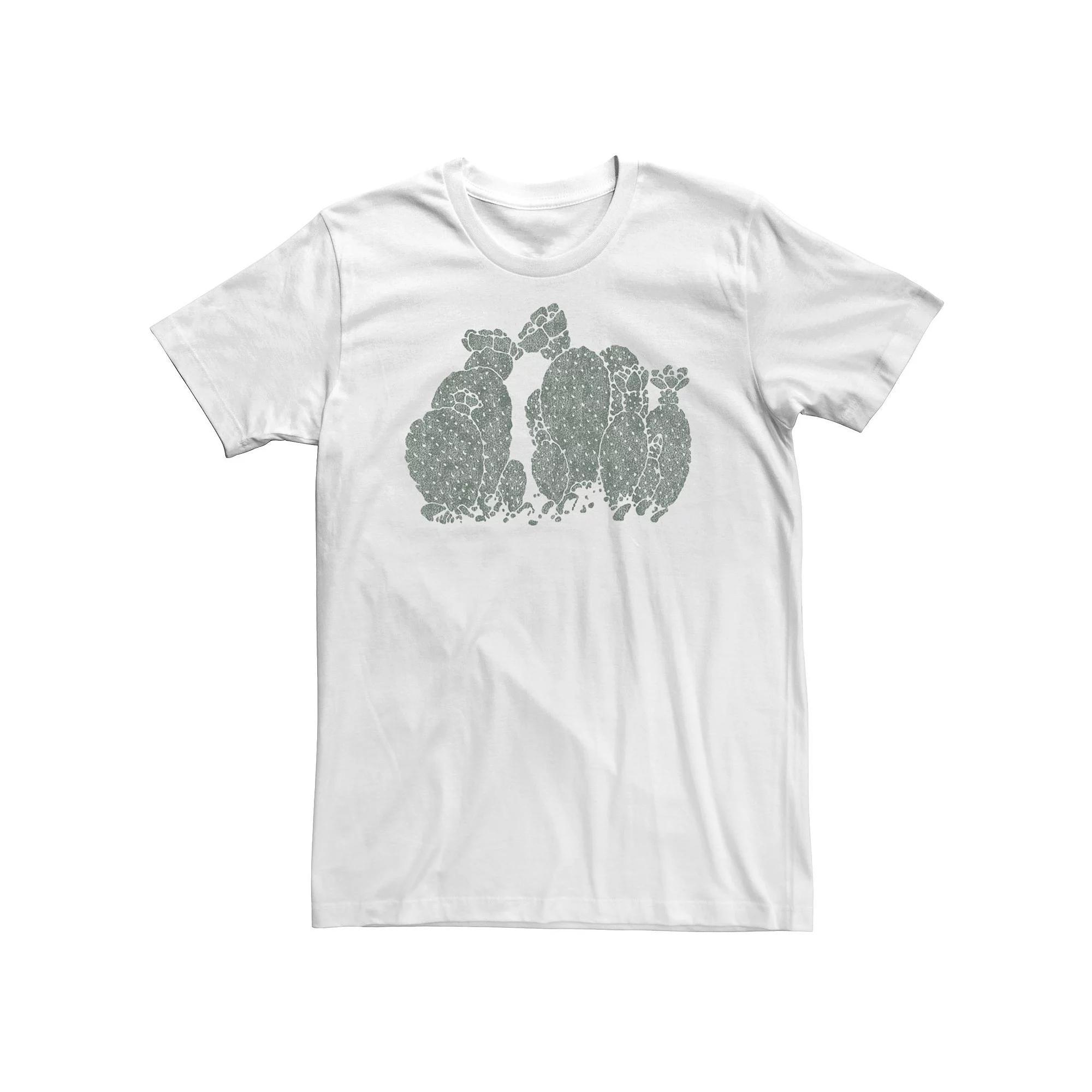Big & Tall Trendy Cactus Patch Tee, Men's,  Product Image
