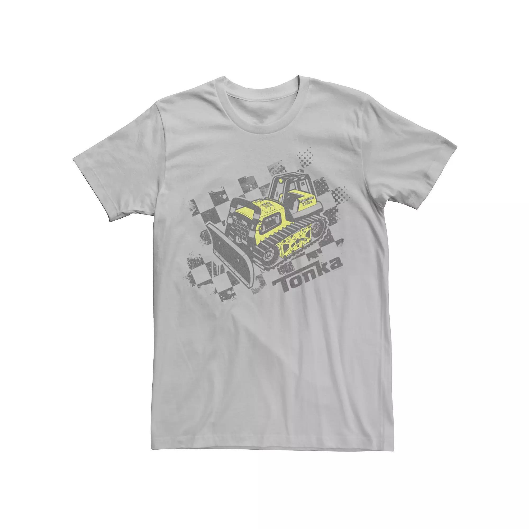 Men's Tonka Bulldozer Toy Truck Graphic Tee, Size: XS, Silver Product Image