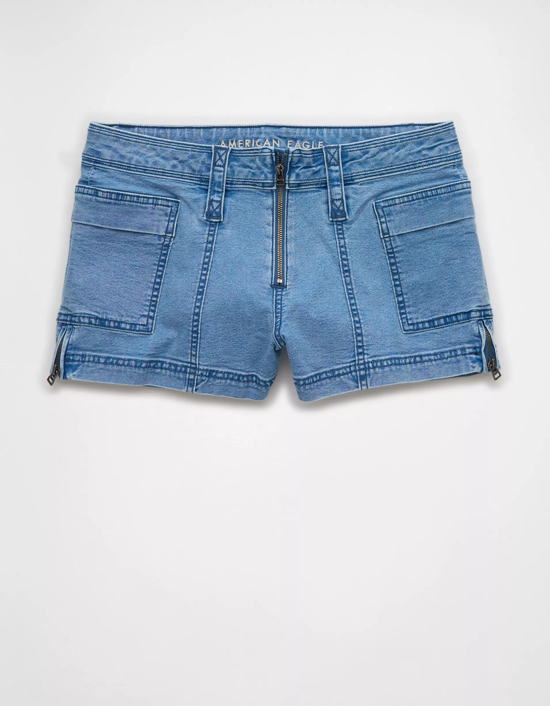 AE Stretch Low-Rise Cargo Short Short Product Image