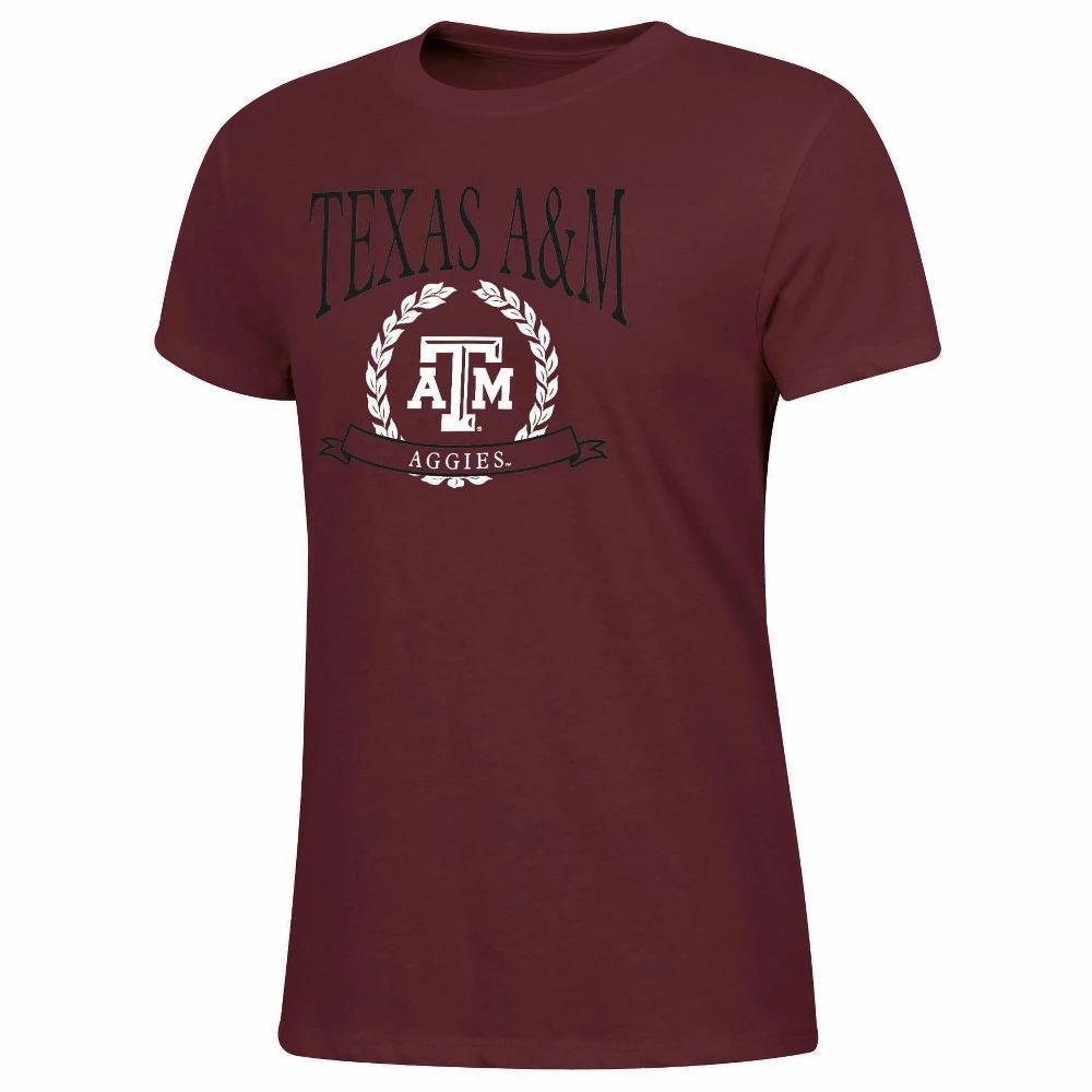 NCAA Texas A&M Aggies Womens Crew Neck T-Shirt Product Image