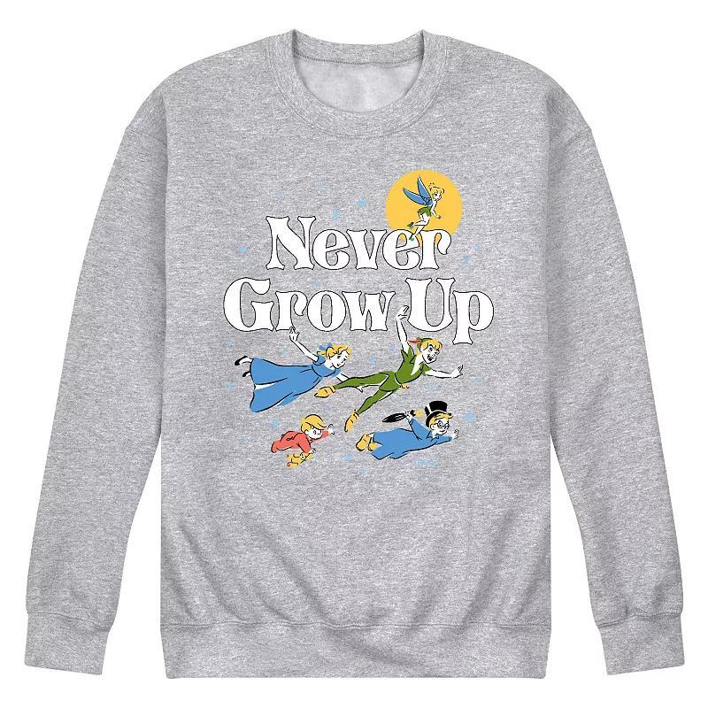 Disneys Peter Pan Mens Never Grow Up Fleece Sweatshirt Product Image