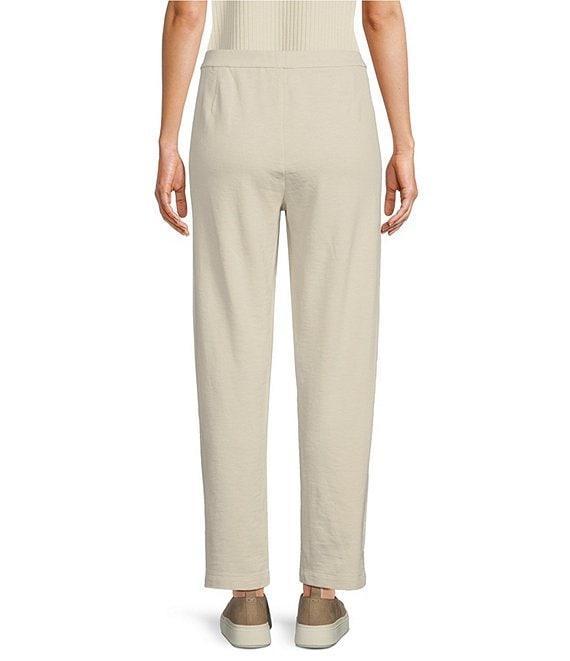 Eileen Fisher Garment Dyed Terry Slouchy Ankle Pants Product Image