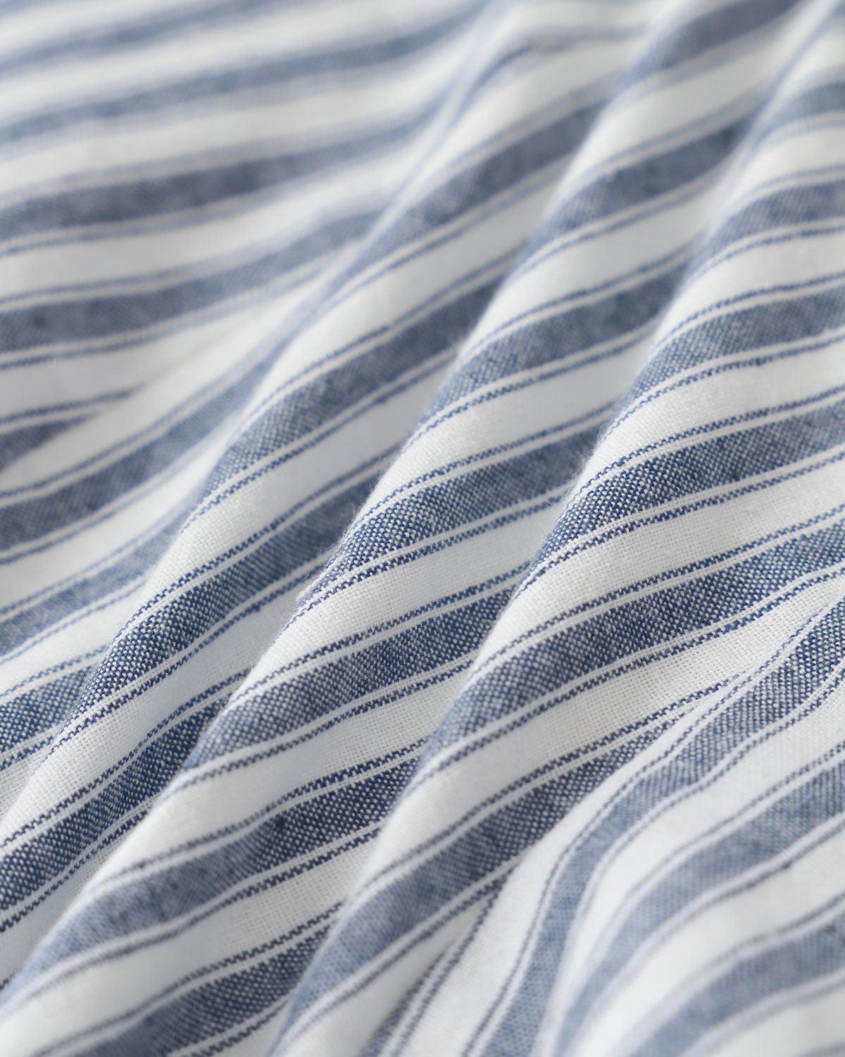 Blue Striped Square Neck Tank Top Product Image