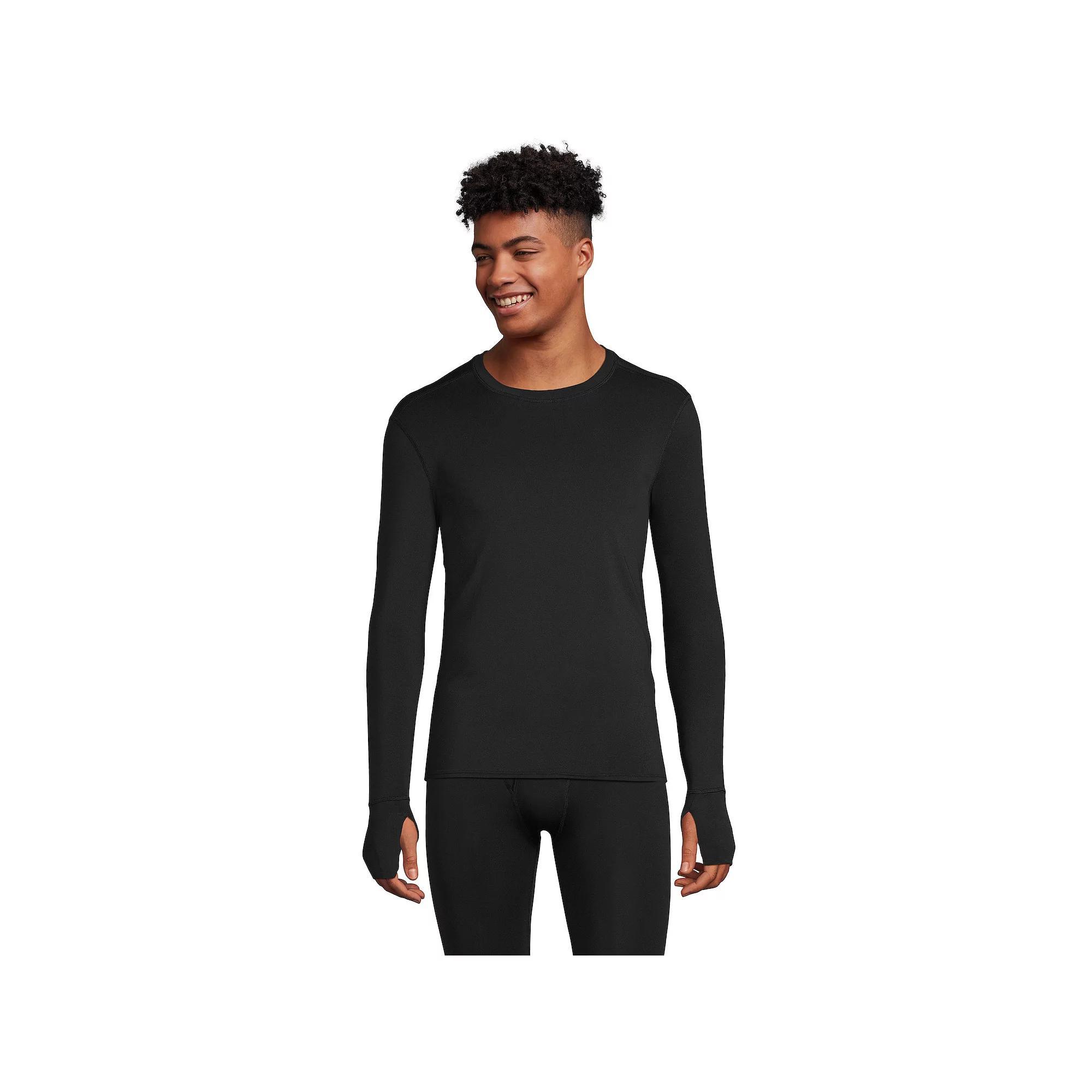 Men's Lands' End Flex Performance Crewneck Top,  Product Image