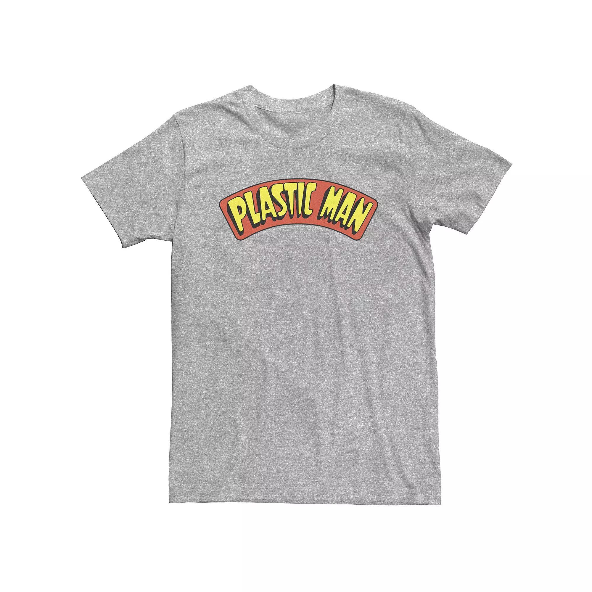 Big & Tall DC Comics Plastic Man Text Logo Poster Tee, Men's,  Product Image