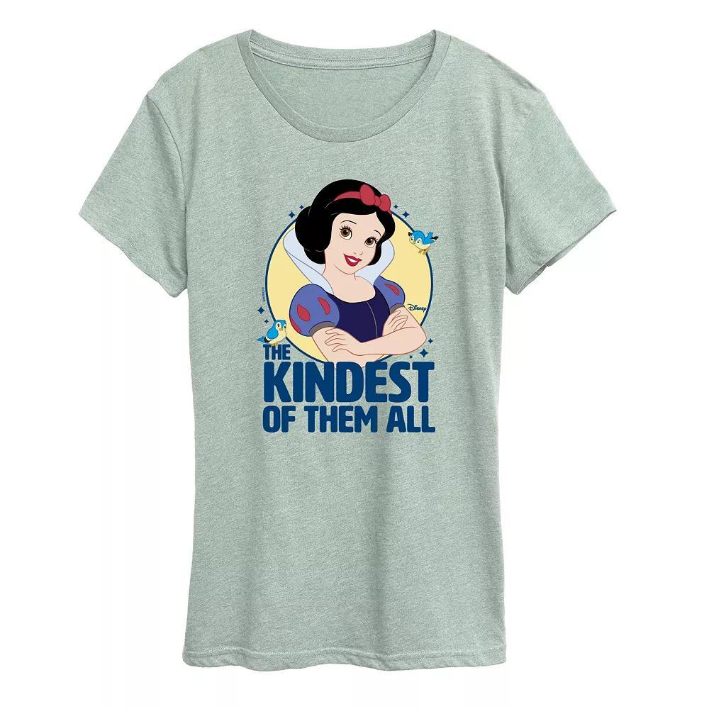 Disney Princess Snow White Women's The Kindest Of Them All Graphic Tee,  Product Image