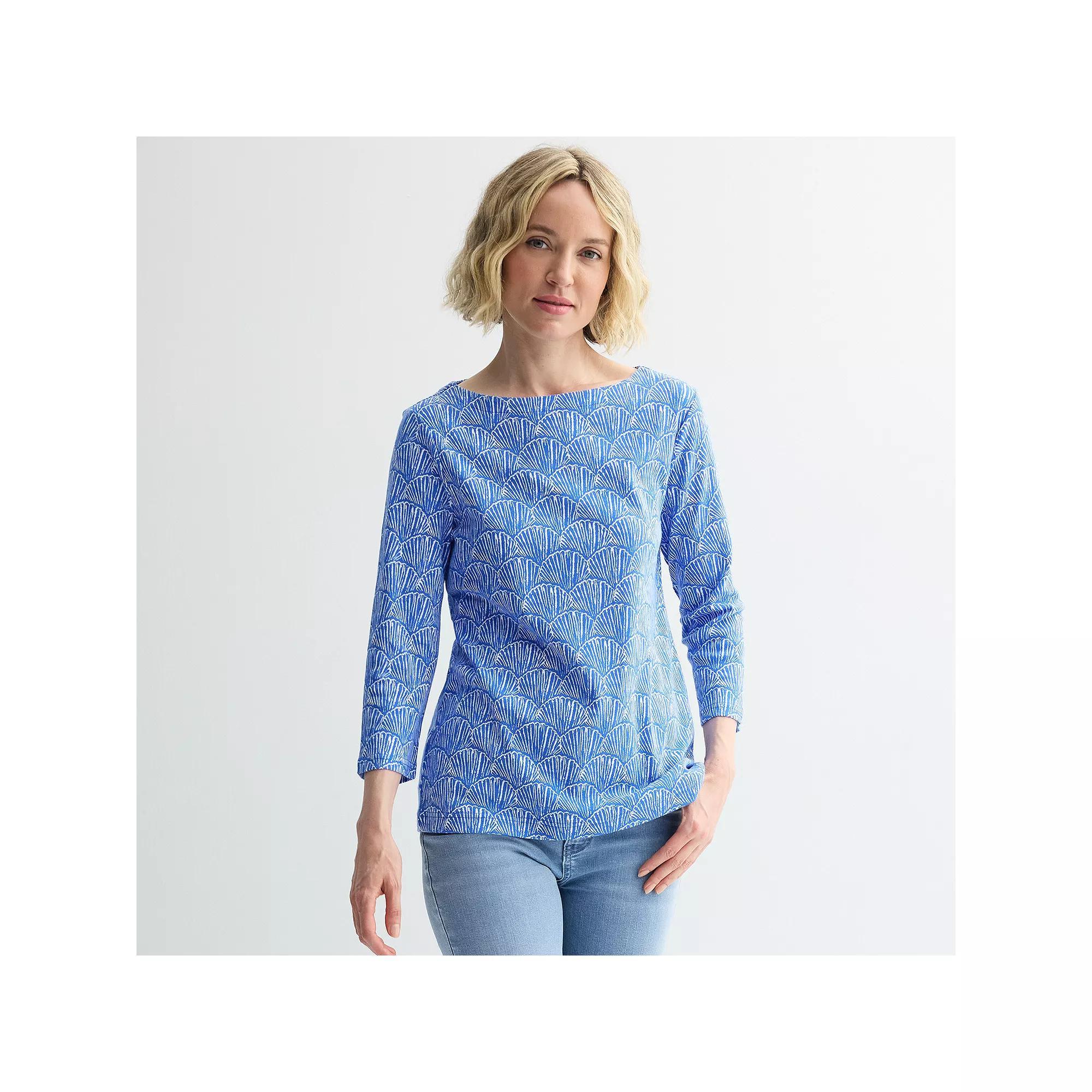 Women's Croft & Barrow® Boatneck Top,  Product Image
