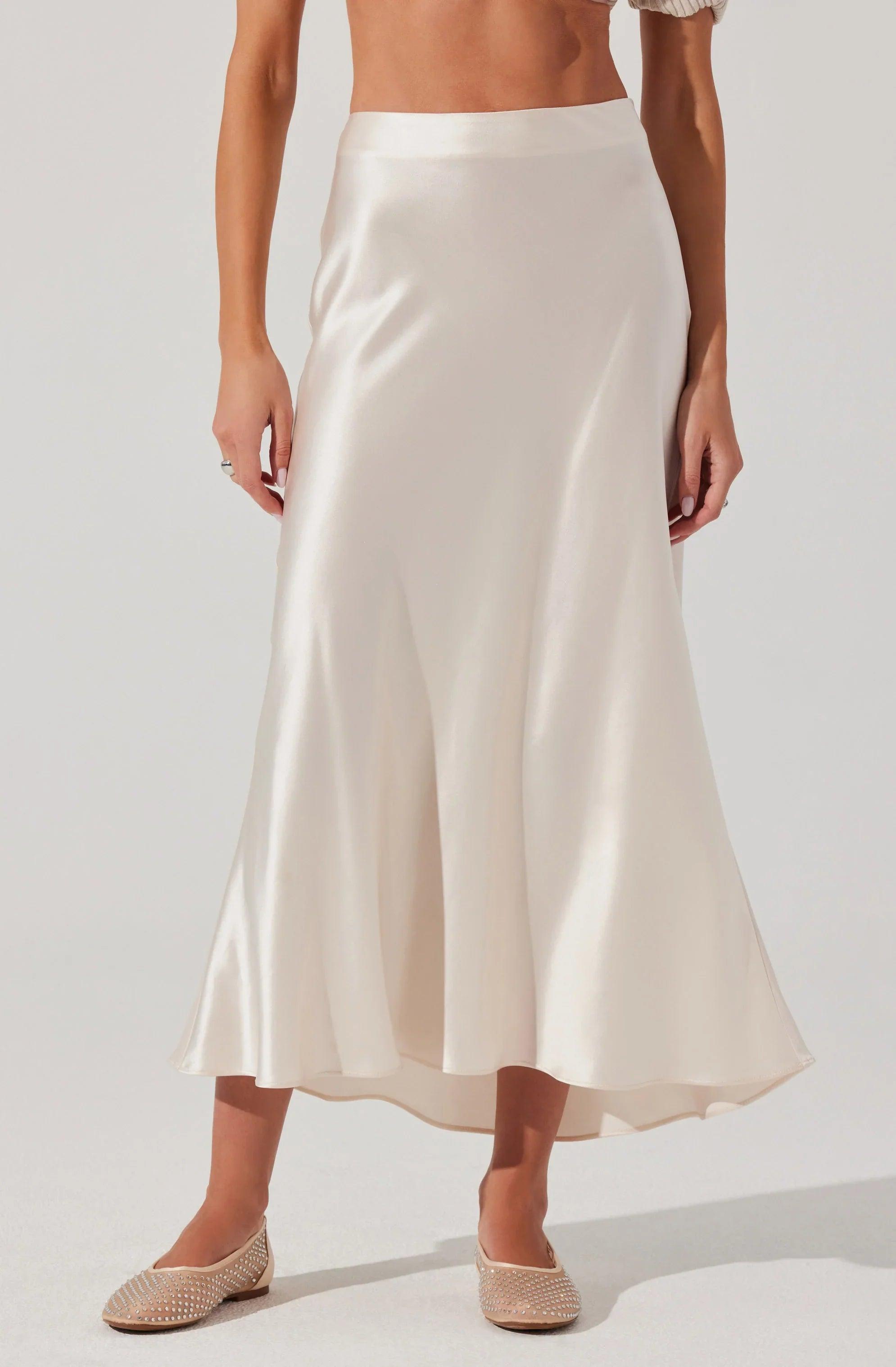 Windey Satin Maxi Skirt Product Image