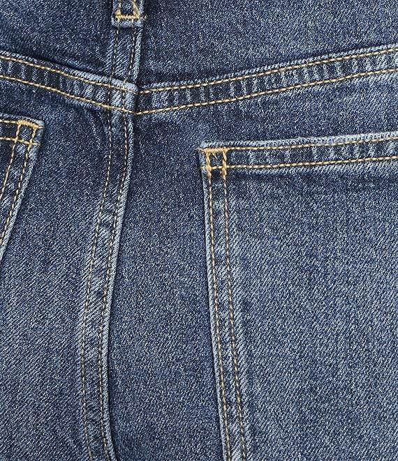 YMI Jeanswear High Rise Fray Hem Shorts Product Image