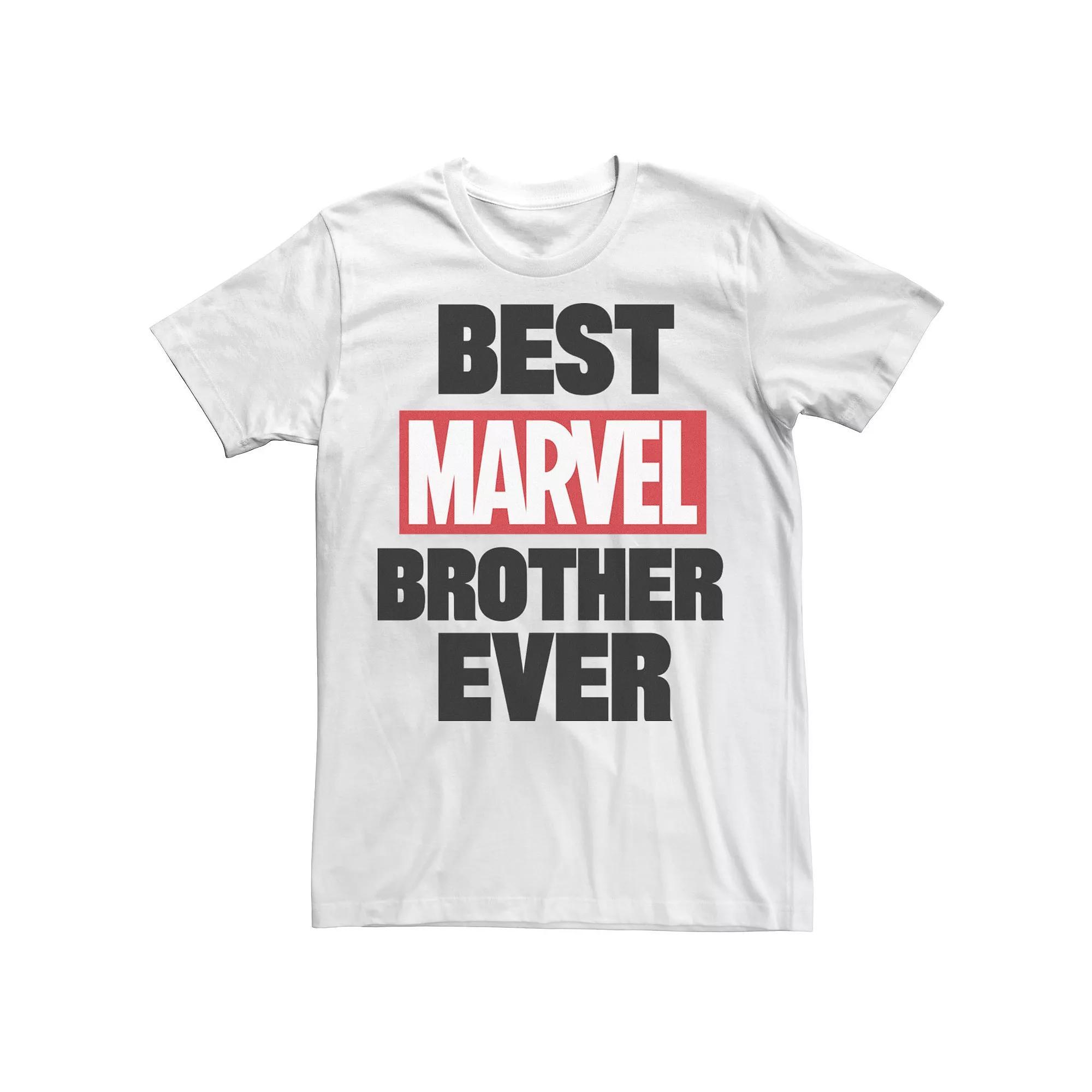 Men's Marvel Best Marvel Brother Graphic Tee, Size: XXL, White Product Image