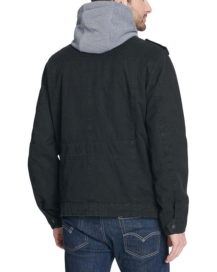 Men's Levi's® Two-Pocket Hoodie with Zip Out Jersey Bib/Hood and Sherpa Lining Product Image