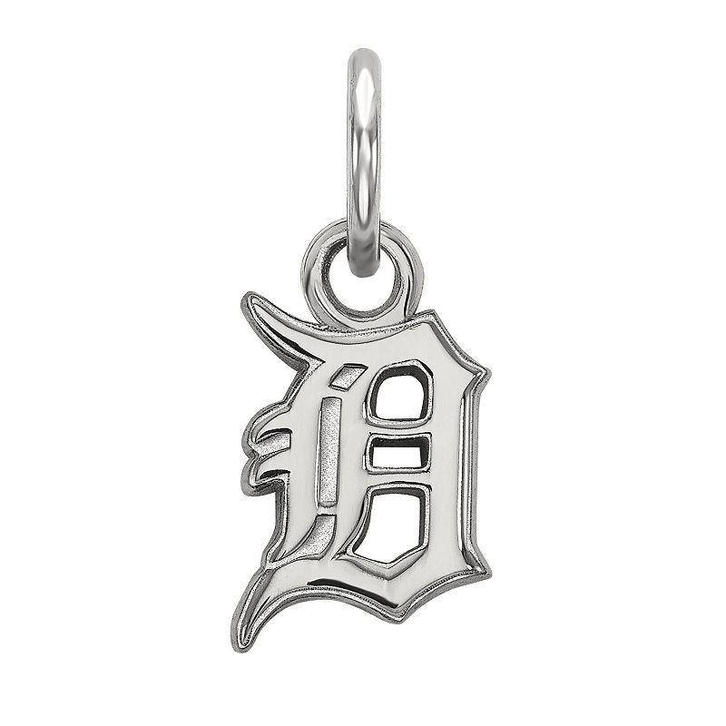 LogoArt 14k Gold Detroit Tigers Extra-Small Pendant, Womens 14k White Gold Product Image