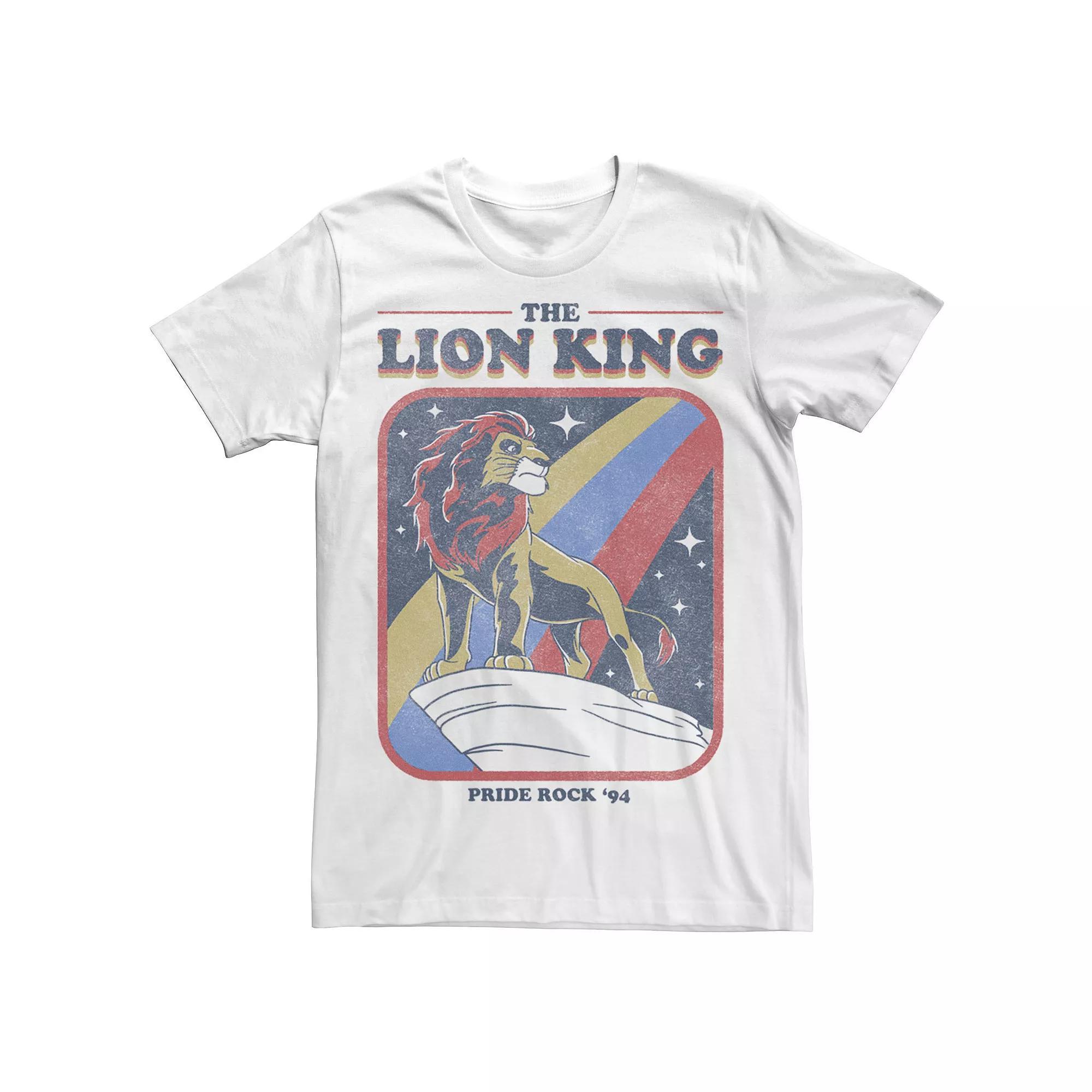 Disney's Lion King Vintage Simba Stripes Men's Graphic Tee,  Product Image