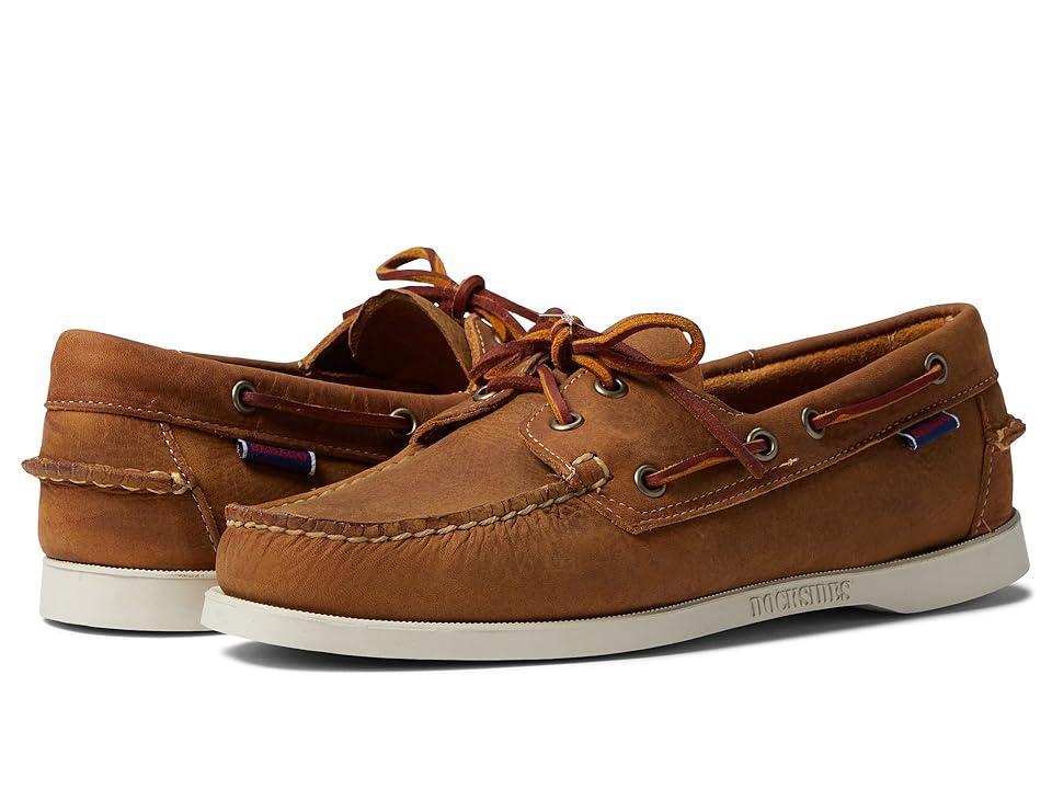 Sebago Docksides Portland Crazy Horse (Brown Tan) Men's Shoes Product Image